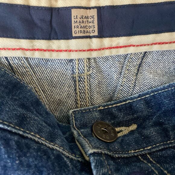 Marithe Francois Girbaud Wide Leg Vintage Denim Jeans SZ 36m X 27 MENS Y2K 2000 - Picture 5 of 8